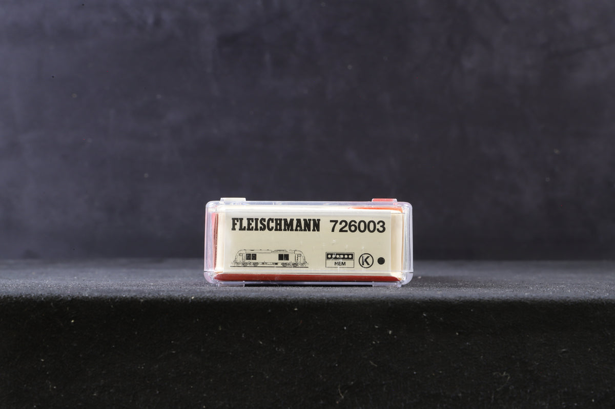 Fleischmann N Gauge 726003 Siemens ER 20 in Dispolok Black Livery