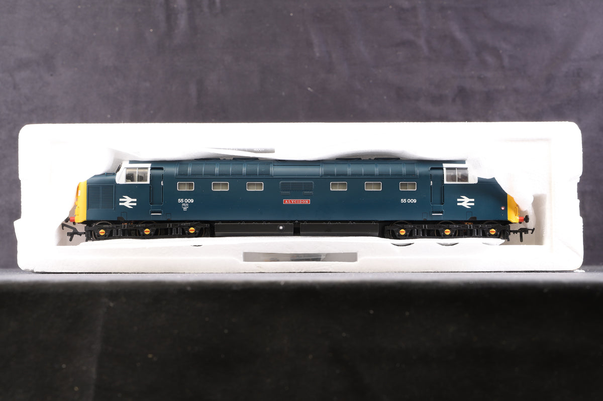 Bachmann OO 32-525Z Class 55 Deltic &#39;55009&#39; &#39;Alycidon&#39; BR Blue Ltd Ed 425/ 500