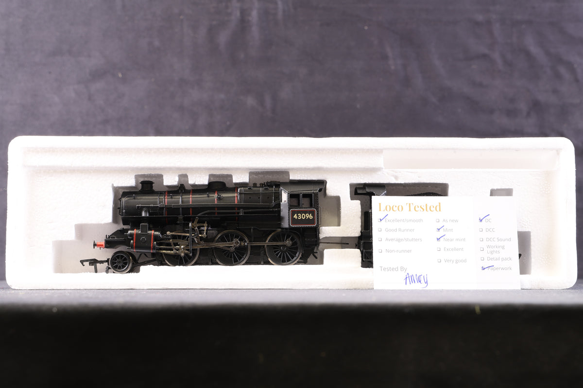 Bachmann OO 32-579 Ivatt Class 4 2-6-0 &#39;43096&#39; BR Lined Black L/C