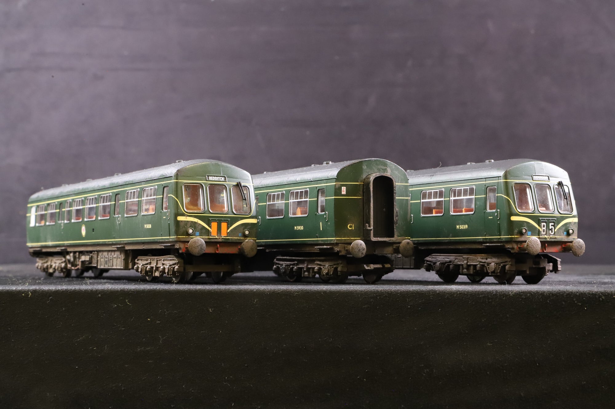 WORKSHOP Hornby Class 108 BR Green Speed Whiskers Weathered