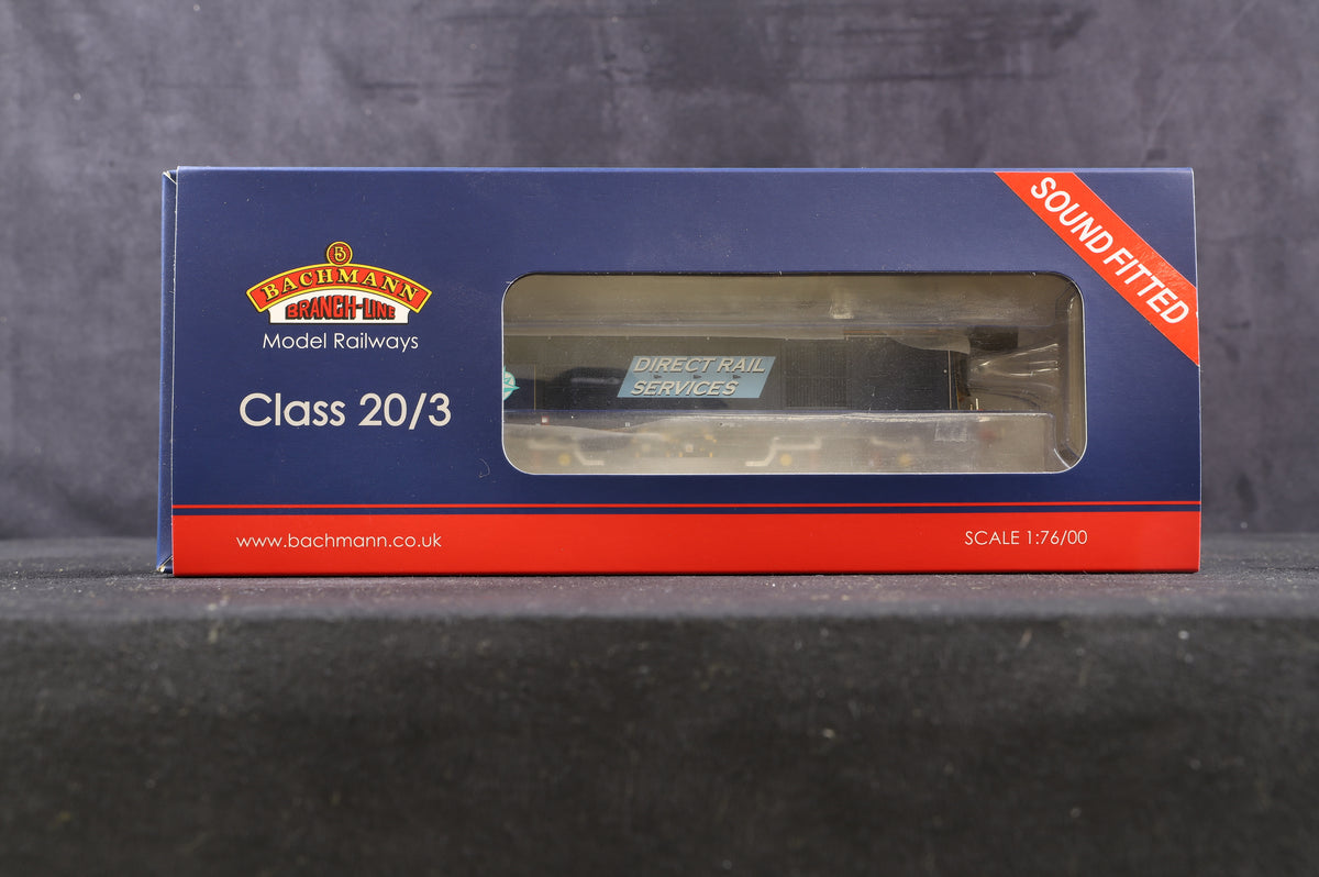 Bachmann OO 35-127SF Class 20/3 20312 in Direct Rail Services compass blue DCC Sound Fitted