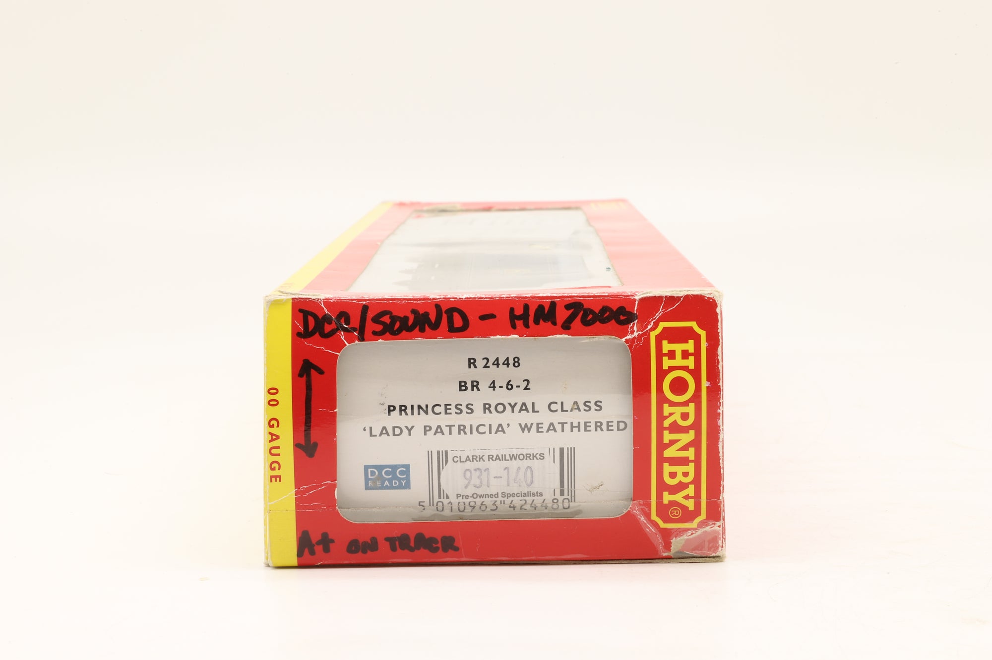 Hornby OO R2448 Princess Royal Class '46210' Lady Patricia' BR Blue E/C Weathered DCC Sound