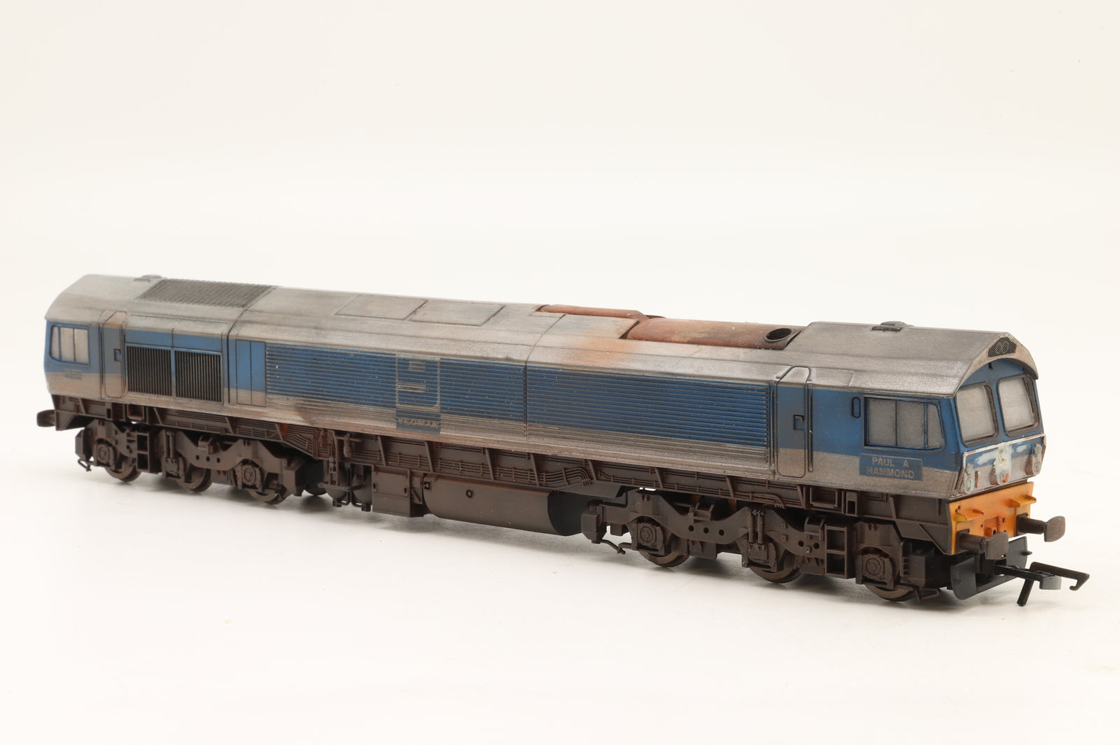 WORKSHOP Hornby Railroad OO R3666 Class 59 '59004' Yeoman Weathered DCC Fitted