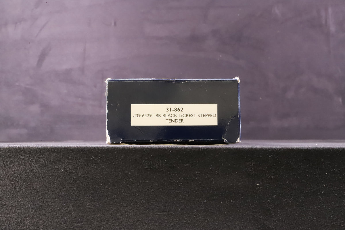 Bachmann OO 31-862 Class J39 &#39;64791&#39; BR Black L/C Stepped Tender
