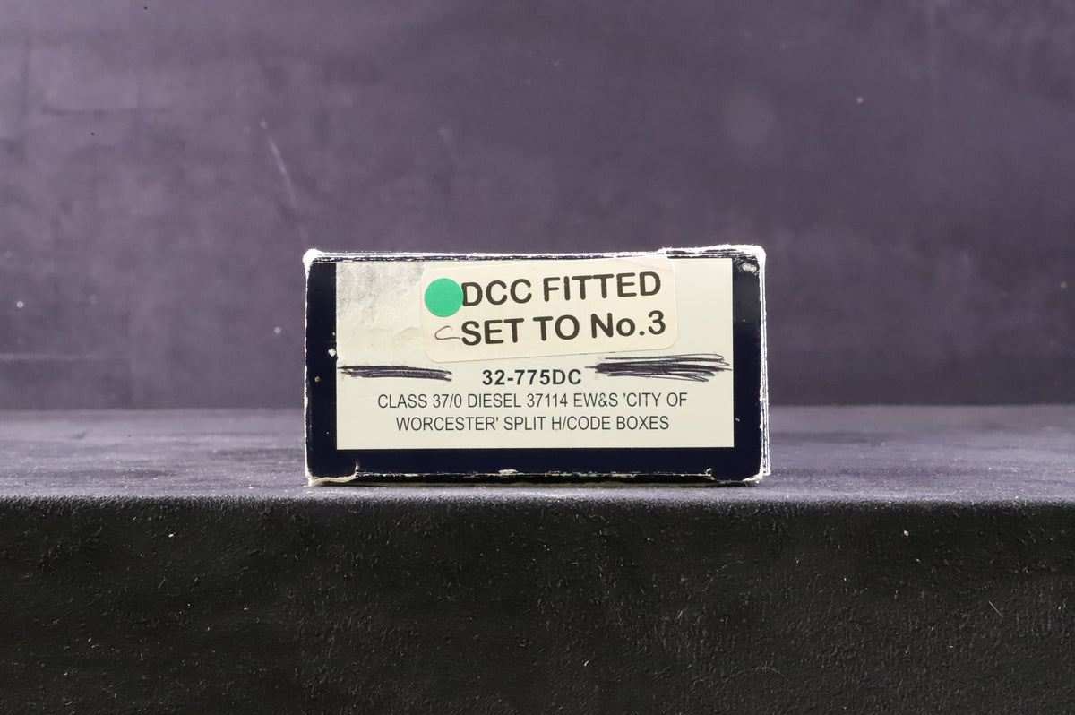 Bachmann OO 32-775DC Class 37 37114 &#39;City of Worcester&#39; in EW&amp;S Livery - DCC Sound