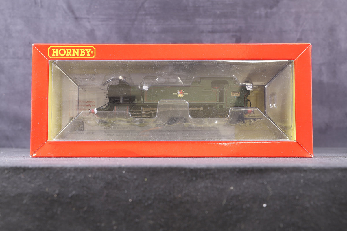 Hornby OO R3725X Class 51xx Large Prairie 2-6-2T &#39;4160&#39; BR Lined Green L/C, DCC FItted