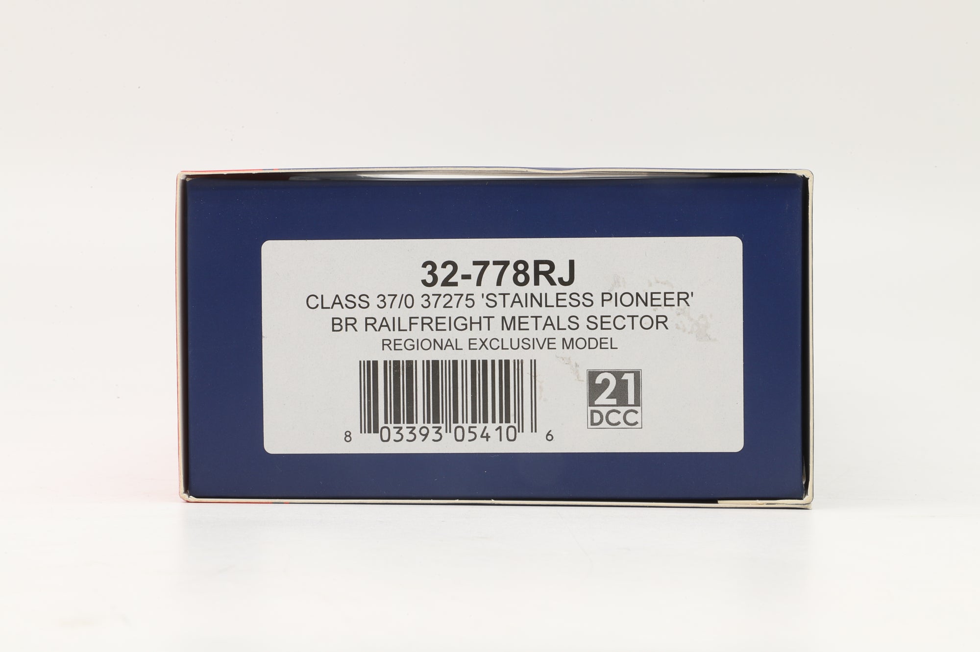 Bachmann OO 32-778RJ Class 37 '37275' 'Stainless Pioneer' BR Railfreight Metals Sector, Regional Exclusive