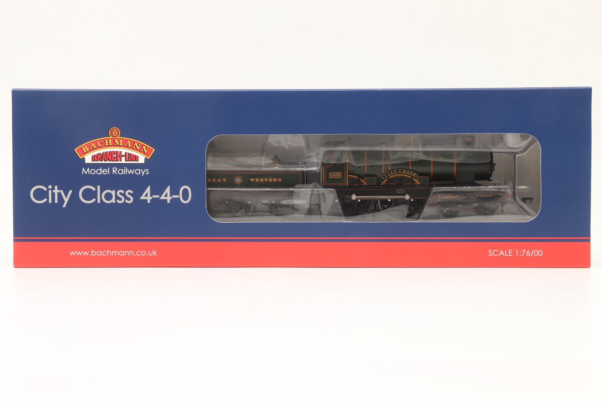 Bachmann OO 31-726 City Class 3433 'City of Bath' GWR Garter Crest