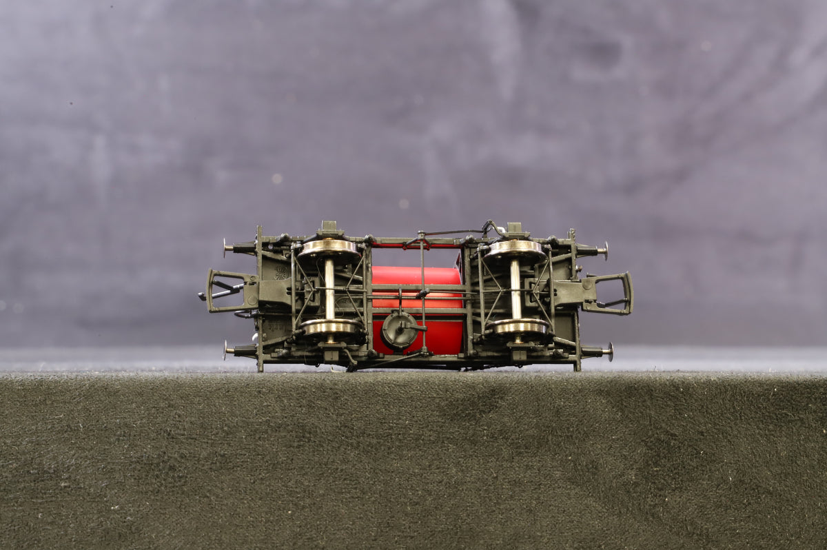 Clark Railworks OO Gauge C3025 Demountable Tank Wagon &#39;B749028&#39;, Plain Red (Internal User)