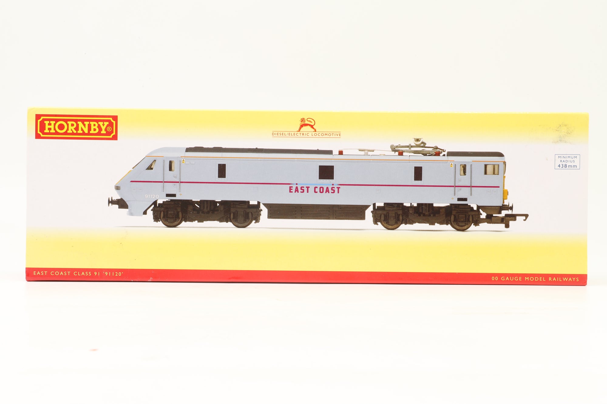 Hornby OO R3365 Class 91 '91120' Electric Locomotive East Coast