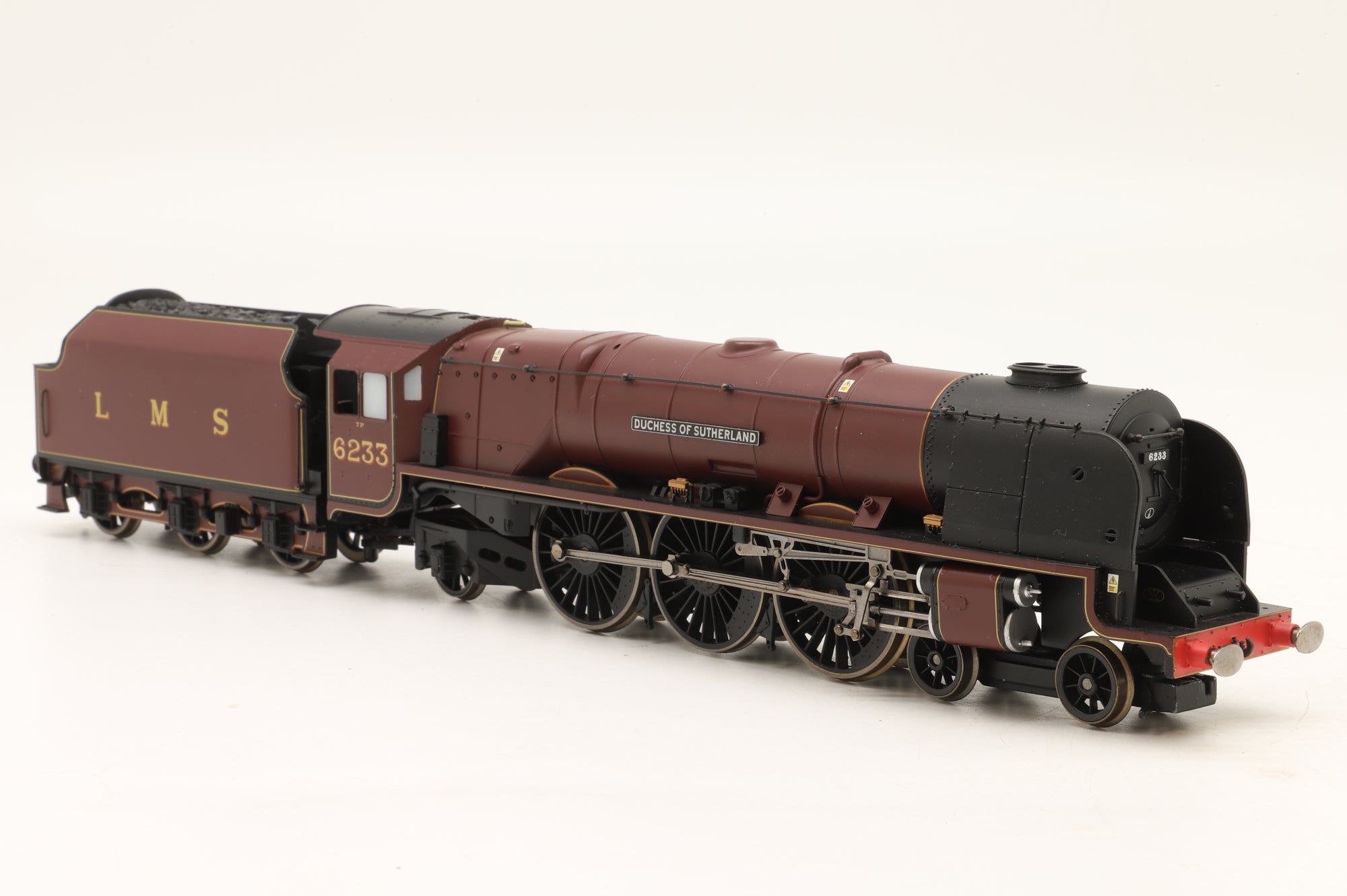 Hornby OO Princess Coronation Class '6233' 'Duchess of Sutherland' LMS Lined Maroon DCC Fitted