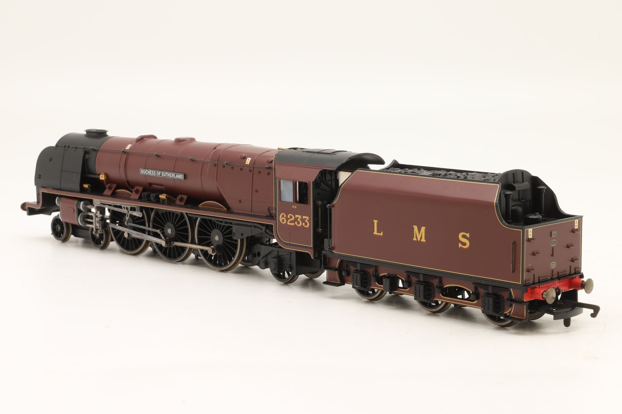 Hornby OO Princess Coronation Class '6233' 'Duchess of Sutherland' LMS Lined Maroon DCC Fitted