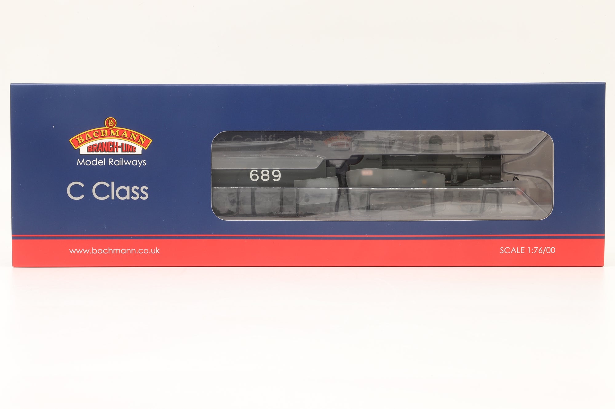 Bachmann OO 31-460K C Class '689' SE&CR Wartime Grey, Bachmann Collectors' Club Excl No. 53/504