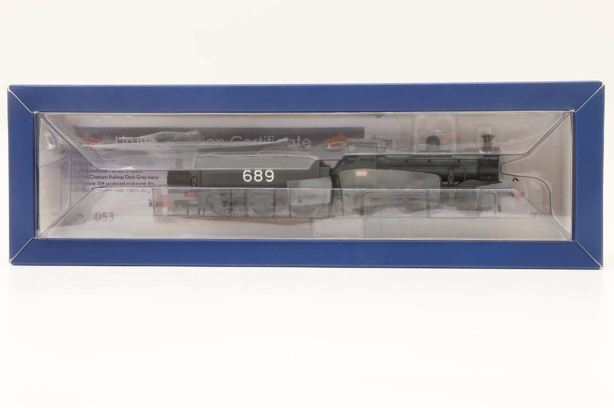 Bachmann OO 31-460K C Class '689' SE&CR Wartime Grey, Bachmann Collectors' Club Excl No. 53/504
