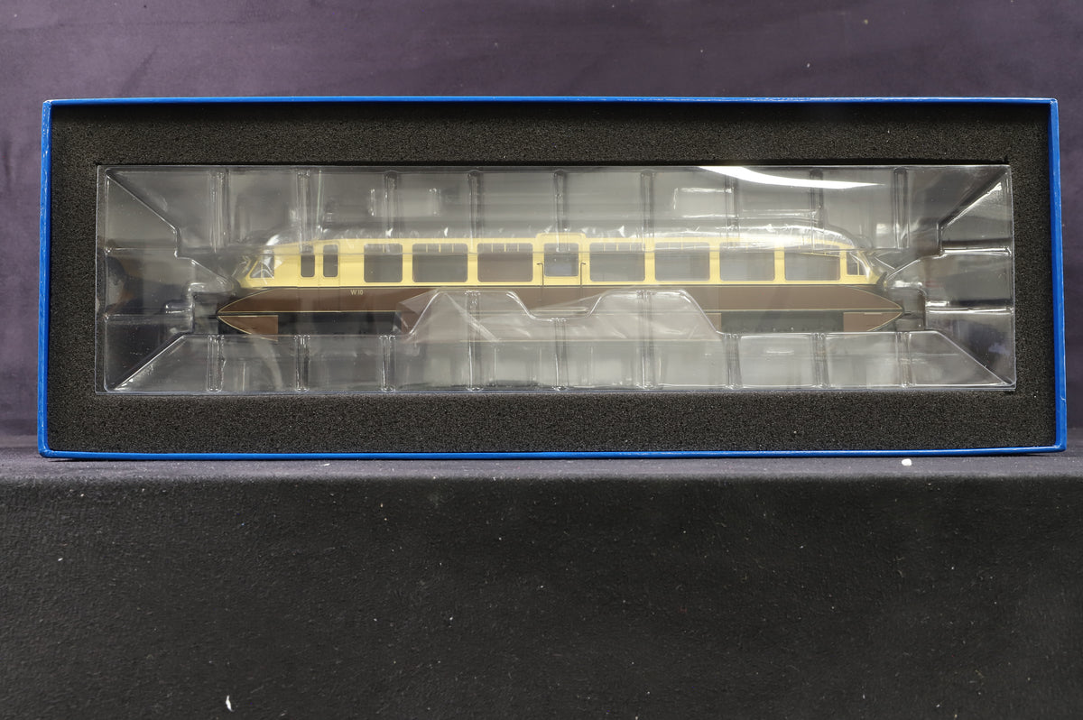 Dapol OO 4D-011-002 Streamlined Railcar &#39;W10&#39; BR Lined Chocolate &amp; Cream