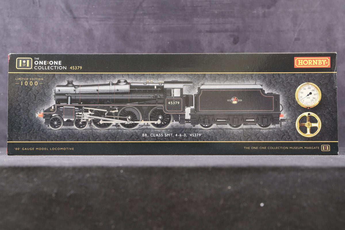 Hornby OO R3805 BR Class 5MT &#39;45379&#39; BR Lined Black L/C 1:1 Collection Ltd Ed 664/ 1000, DCC Fitted