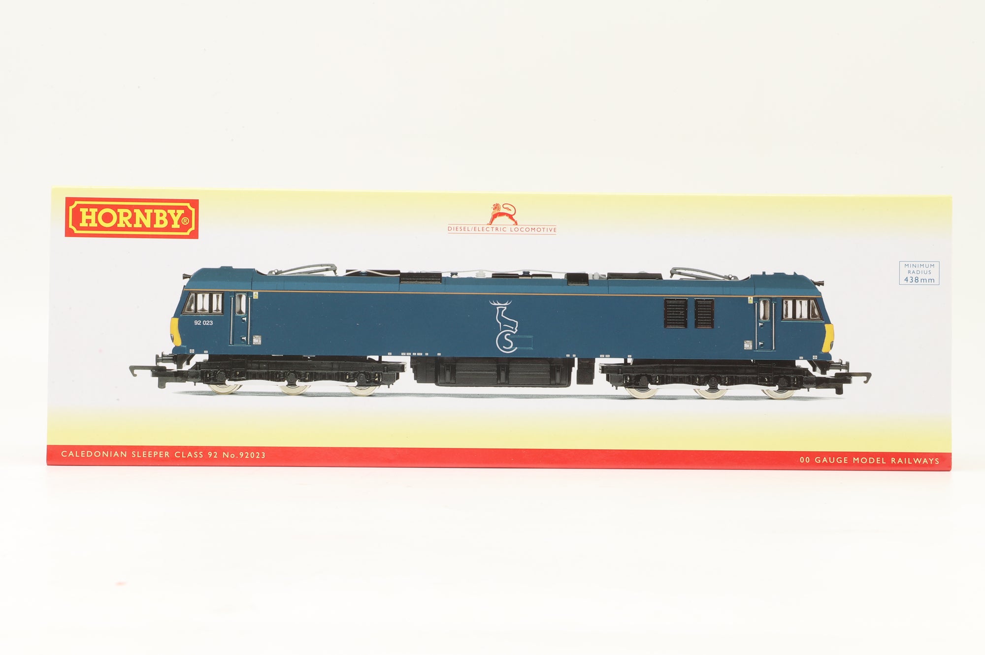 Hornby OO R3740 Class 92 '92023' Electric Locomotive Caledonian Sleeper