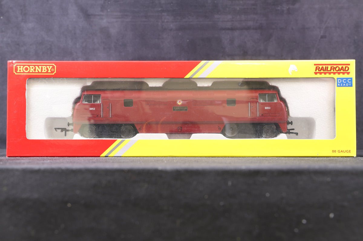 Hornby OO R3282 BR Class 42 &#39;D853&#39; Thruster Maroon