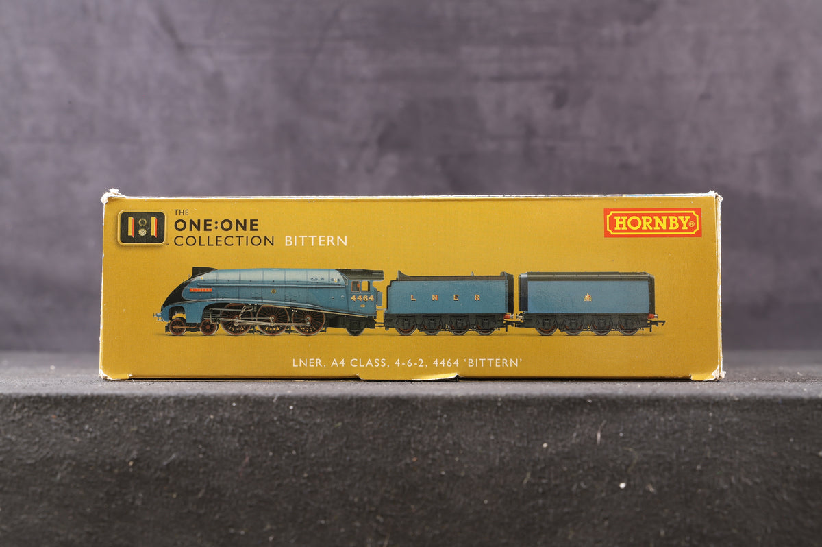 Hornby OO R3771 LNER Class A4 &#39;4464&#39; &#39;Bittern&#39; Gartern Blue 1:1 Collection Ltd Ed720/ 1000, DCC Fitted