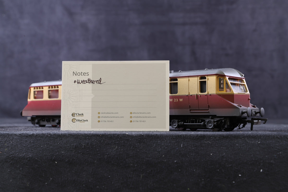 Hornby OO R2869 BR Diesel Railcar &#39;W23W&#39; Weathered