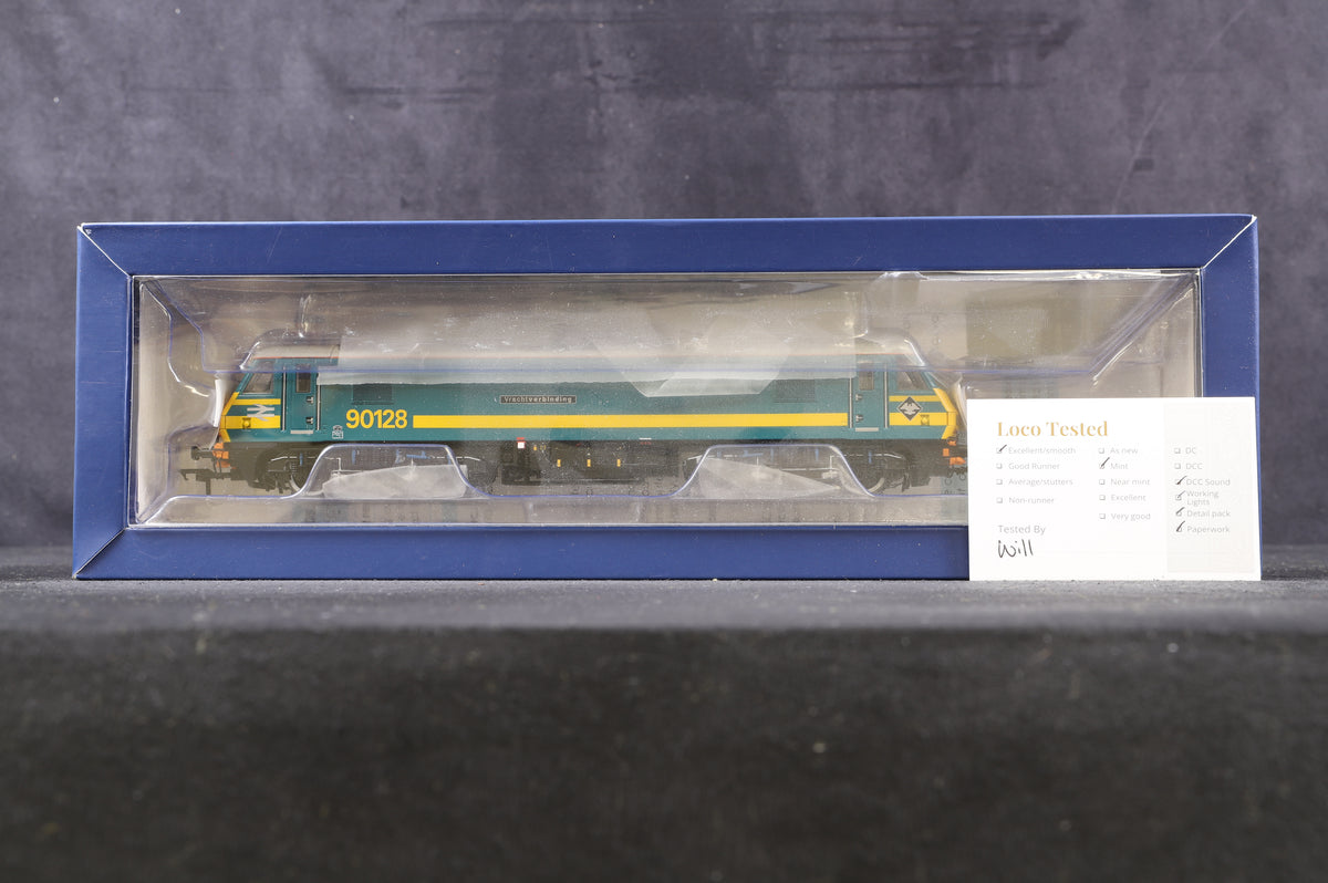 Bachmann OO 32-612KDS Class 90 90128 &#39;Vrachtverbinding&#39; BR SNCB DCC Sound Limited Edition 74 of 160