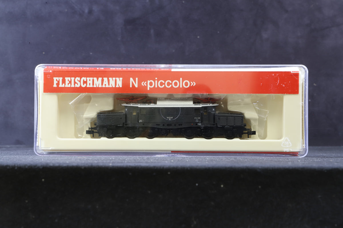 Fleischmann N Gauge 739401 Deutsche Reichsbahn E94 in Black with Reich Eagle Emblems