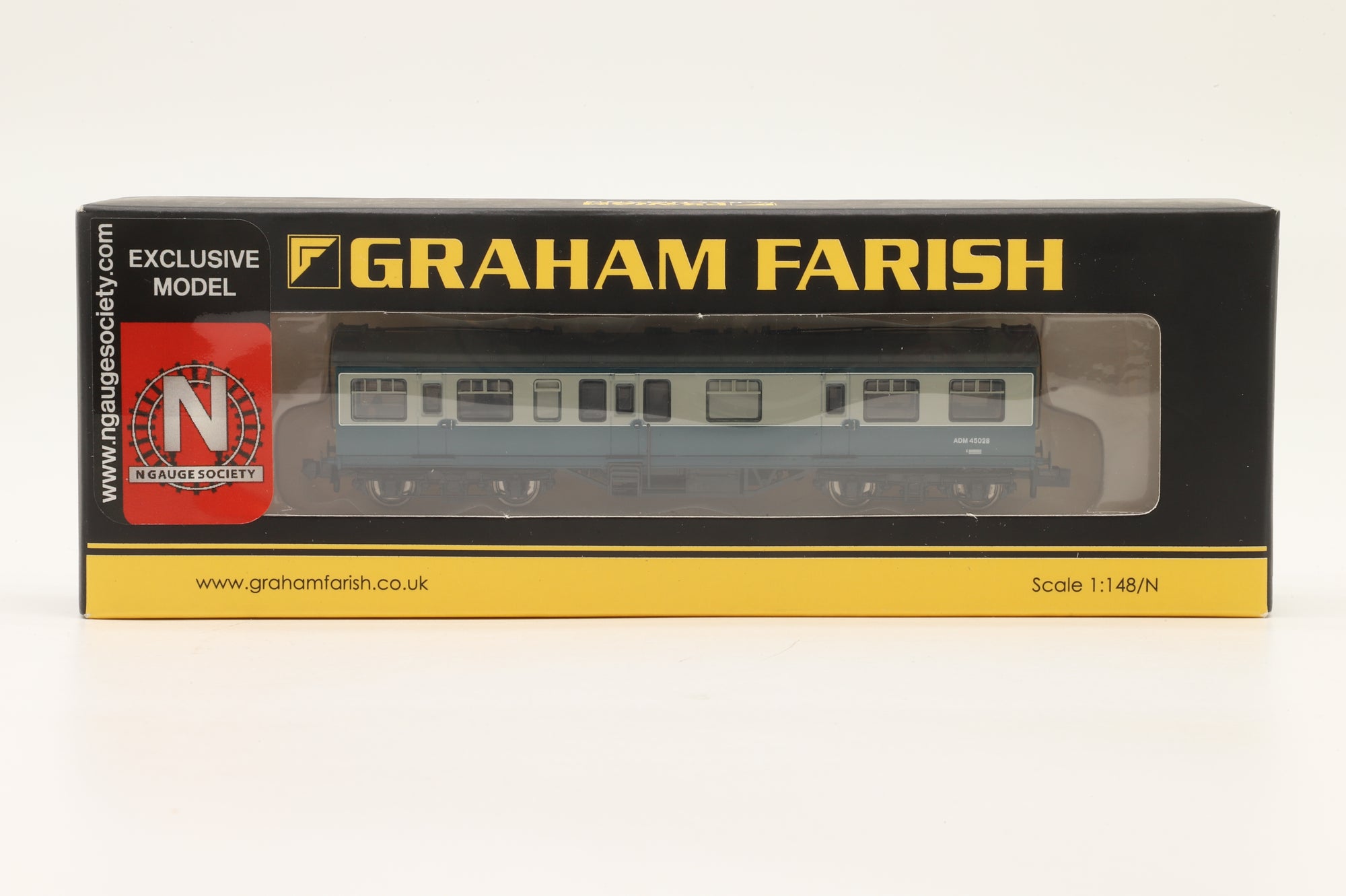 Graham Farish N 374-875W Inspection Saloon BR Blue & Grey