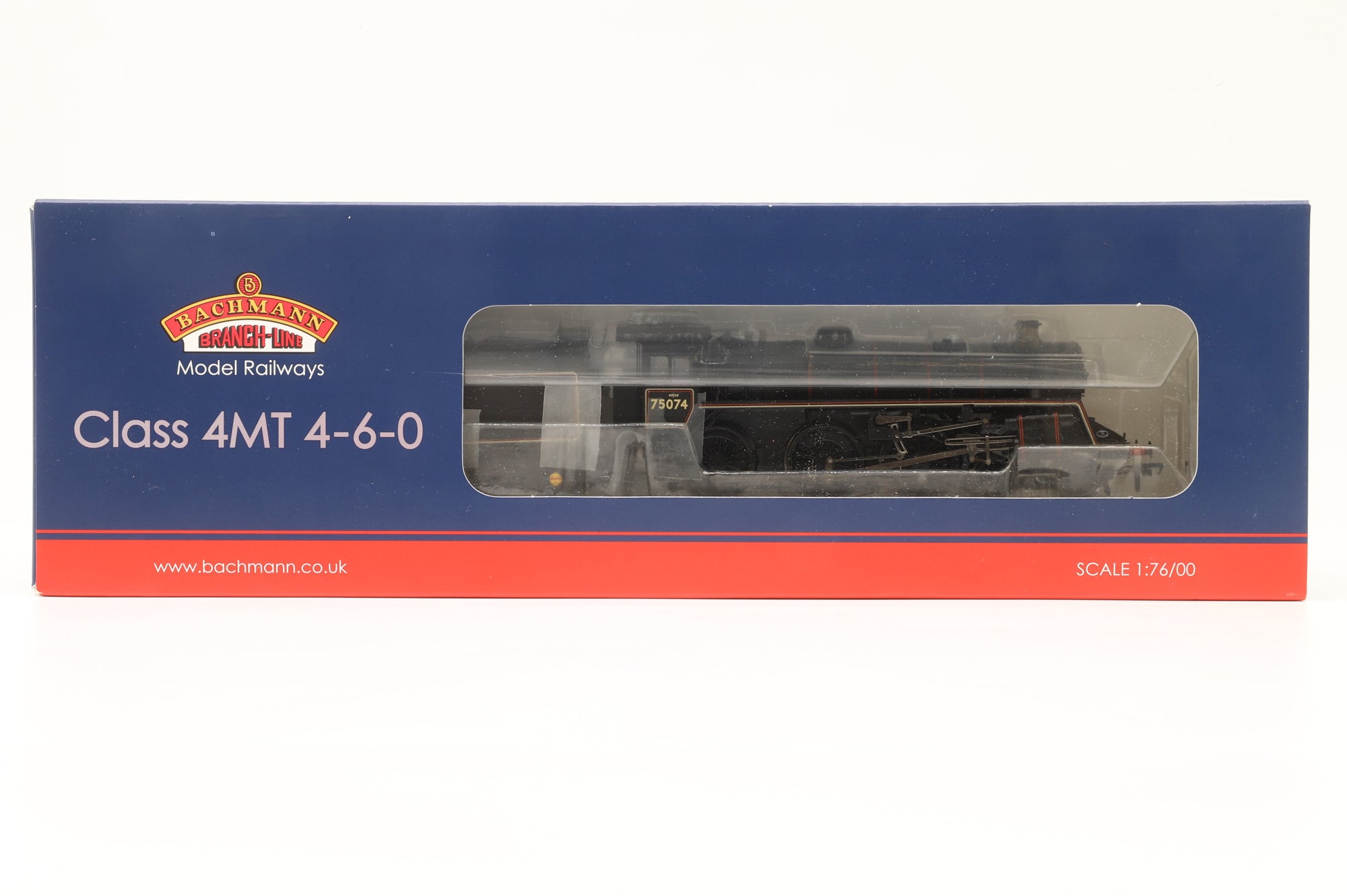Bachmann OO 31-117DC Standard Class 4MT '75074' BR1B Tender BR Lined Black E/Emblem, DCC Fitted
