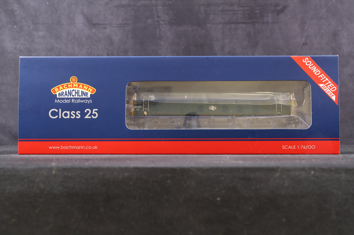 Bachmann OO 32-340SFX Class 25/1 25057 BR Blue Weathered DCC Deluxe Sound