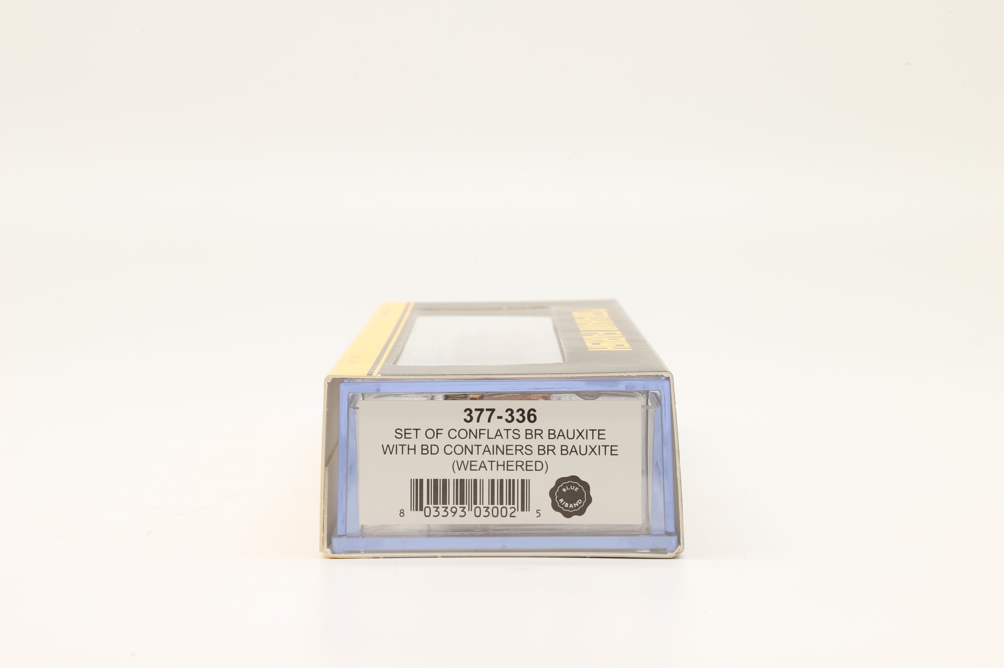 Graham Farish N 377-336 Set Of Conflat Wagons BR Bauxite With BD Containers Weathered