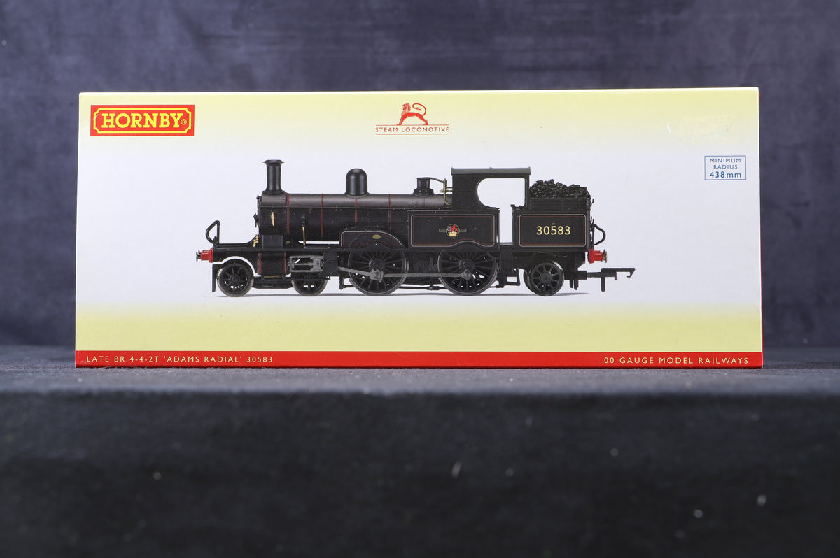 Hornby OO R3423 Adams Radial &#39;30583&#39; BR Lined Black L/C