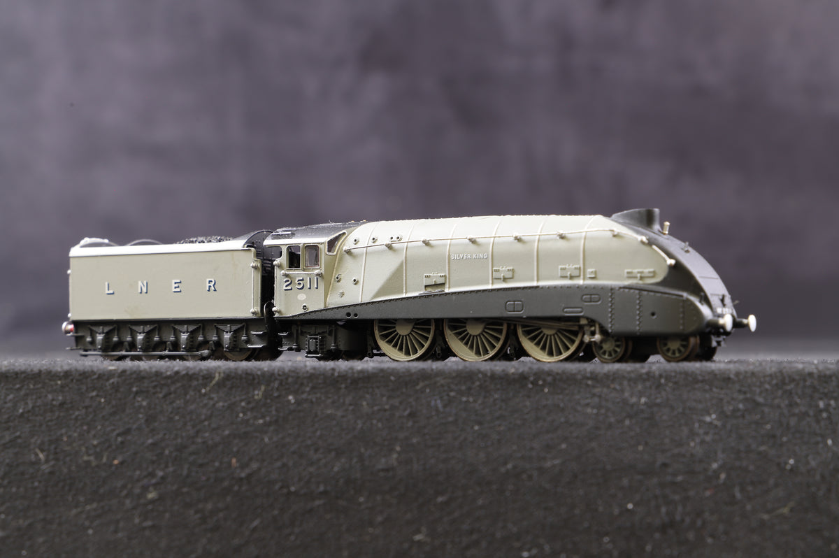 Dapol N 2S-008-013 Class A4 Valanced &#39;2511&#39; &#39;Silver King&#39; LNER Silver Grey