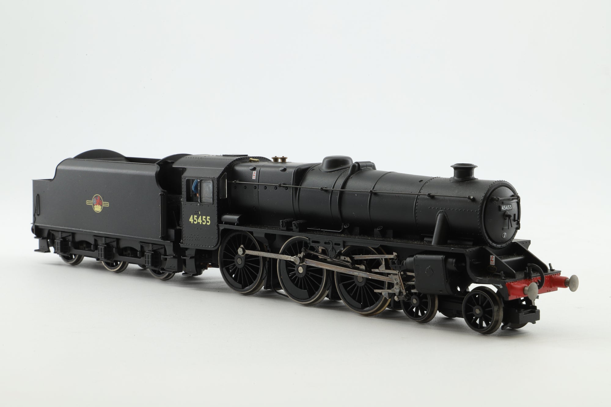 WORKSHOP Hornby OO R2321 Clas 5MT 45455 in BR Black w/ Late Crests - Non-Runner