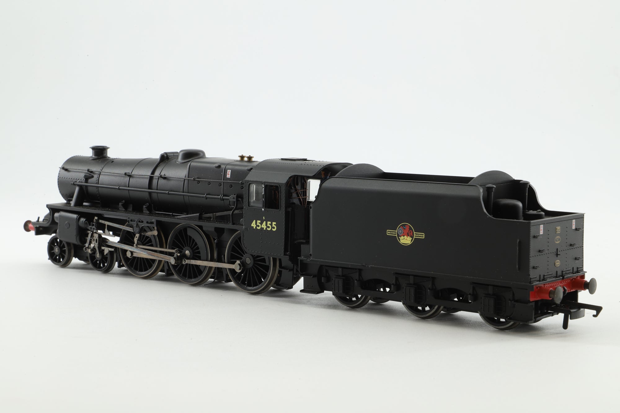 WORKSHOP Hornby OO R2321 Clas 5MT 45455 in BR Black w/ Late Crests - Non-Runner