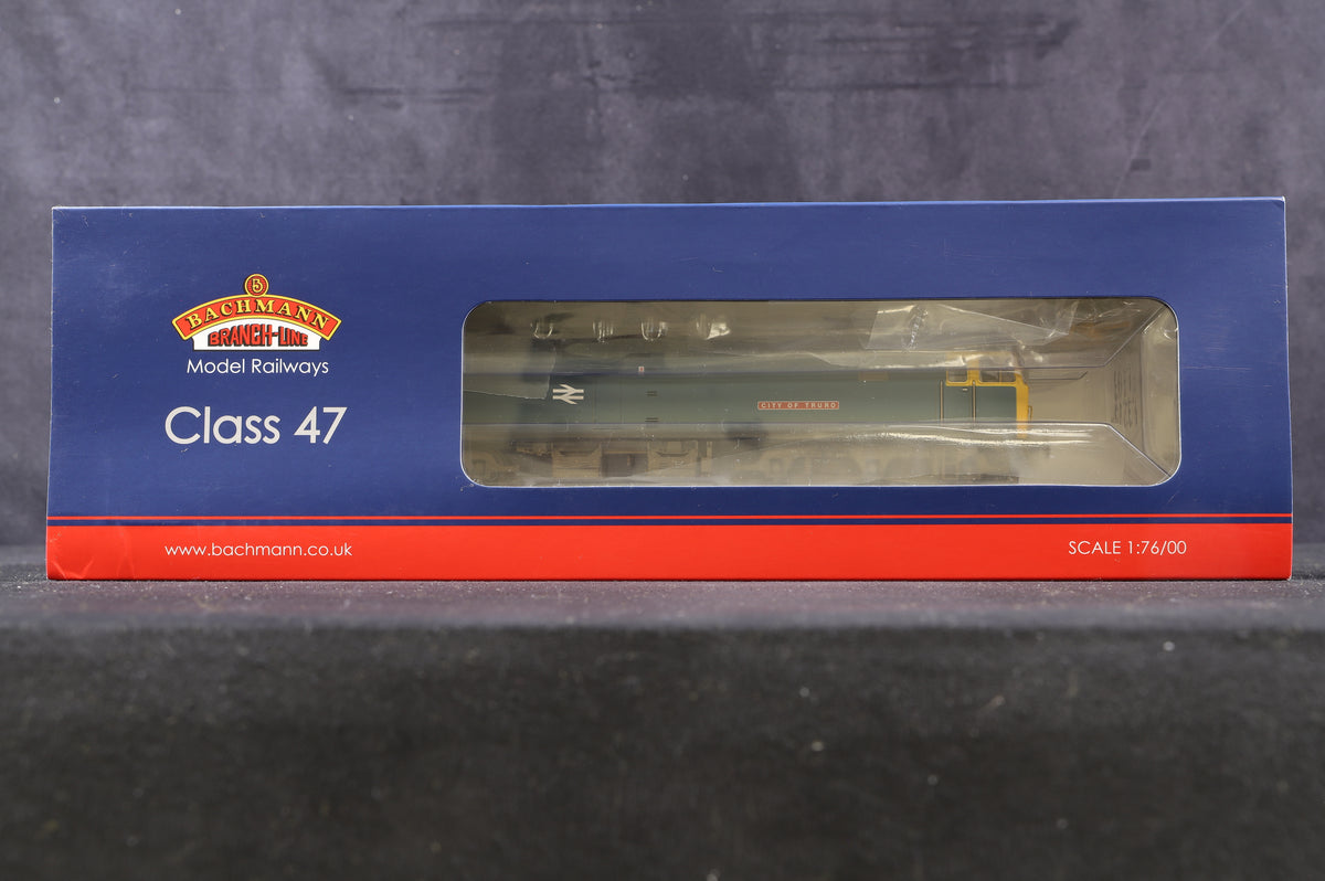 Bachmann OO 31-655TL Class 47 &#39;City of Truro&#39; 47625 in BR blue (weathered) - regional exclusive model