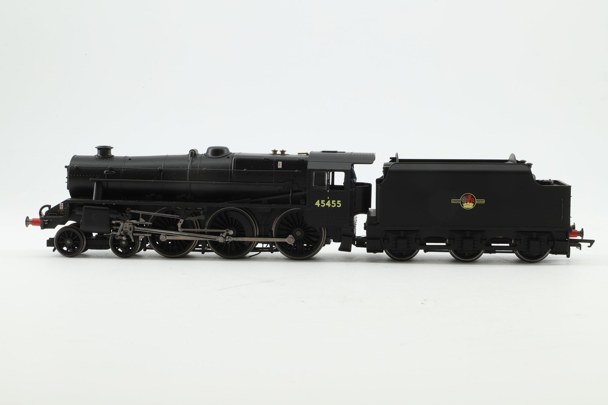 WORKSHOP Hornby OO R2321 Clas 5MT 45455 in BR Black w/ Late Crests - Non-Runner
