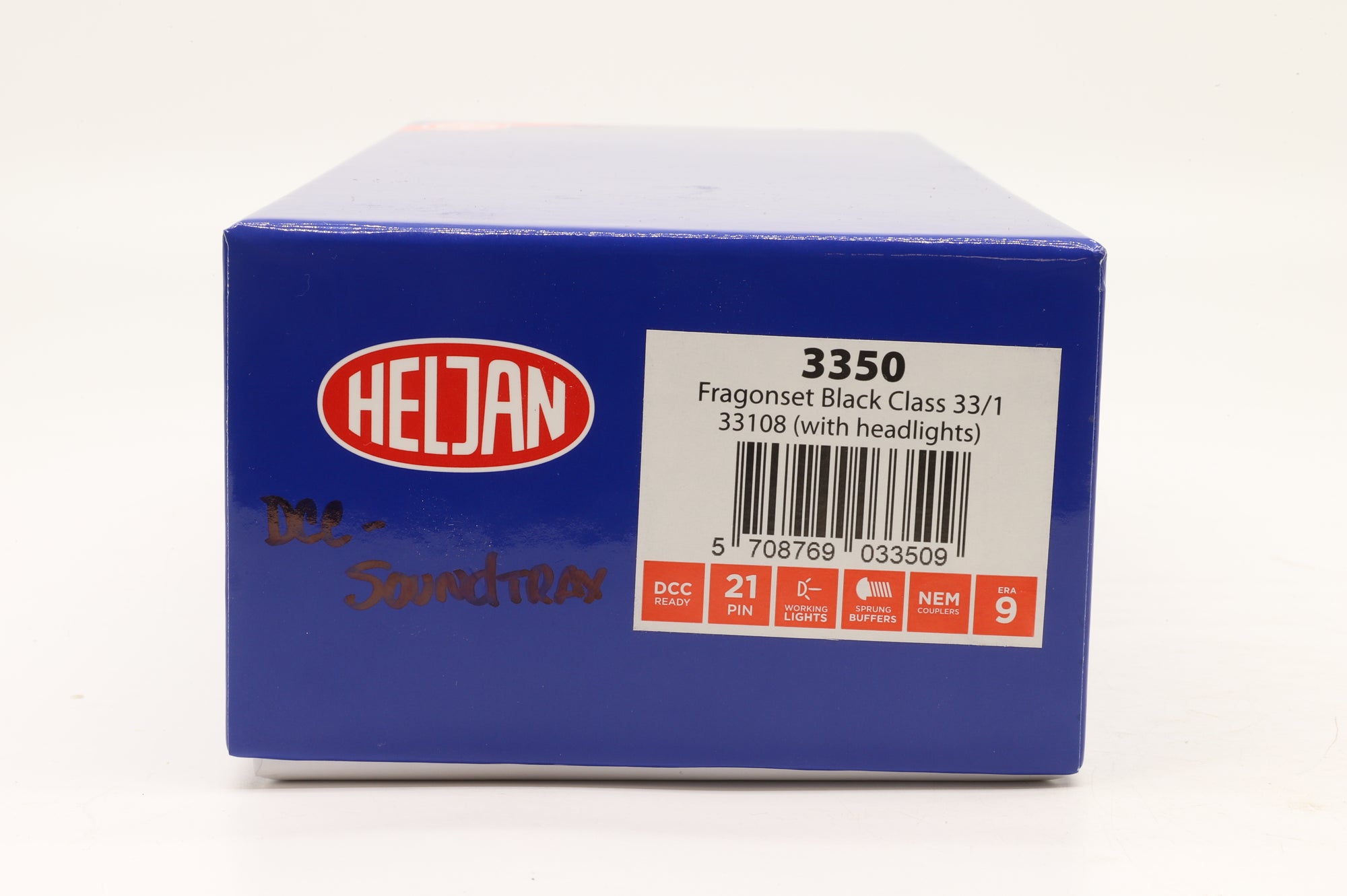 Heljan OO 3350 Class 33/1 33108 in Fragonset Black – Weathered