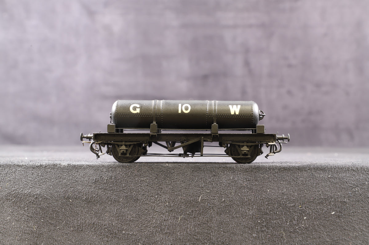 Unknown Brass Kit Built OO GWR Gas Tank Wagon No&#39;10&#39;