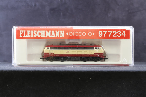 Fleischmann N Gauge 977234 DB Deutsche Bahn BR 218 in DB Red and