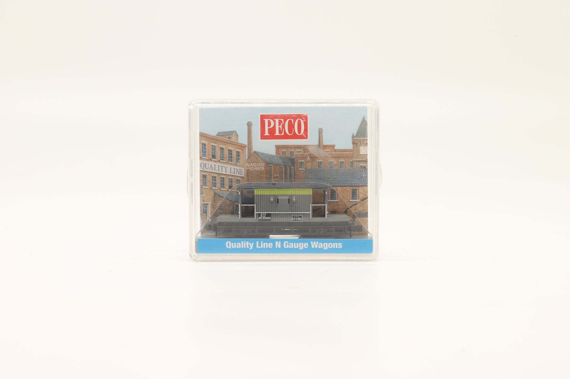 Peco N NR-7F & NR-28C Rake Of 6 Ferry Tube Wagon BR Grey