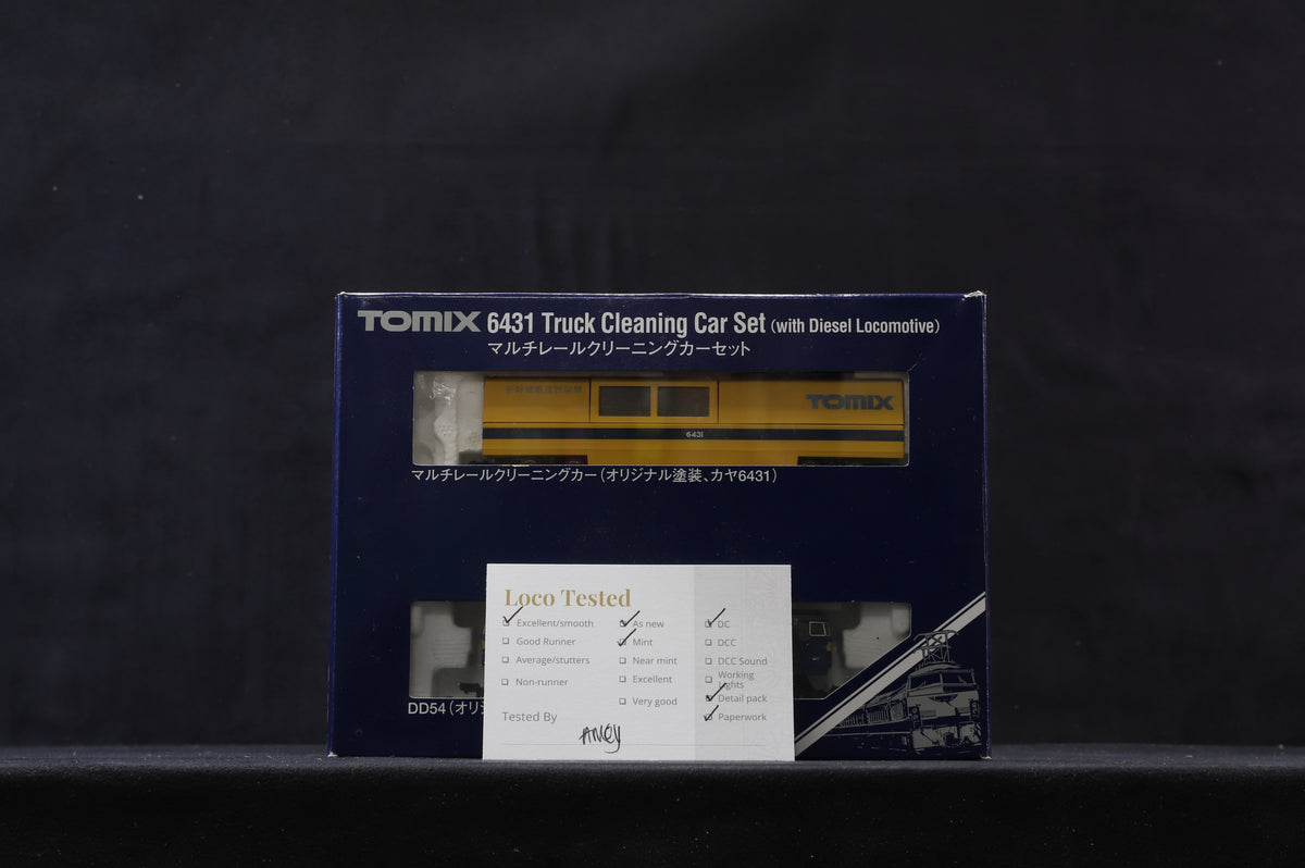 Tomix N 6431 Track Cleaning Car Set