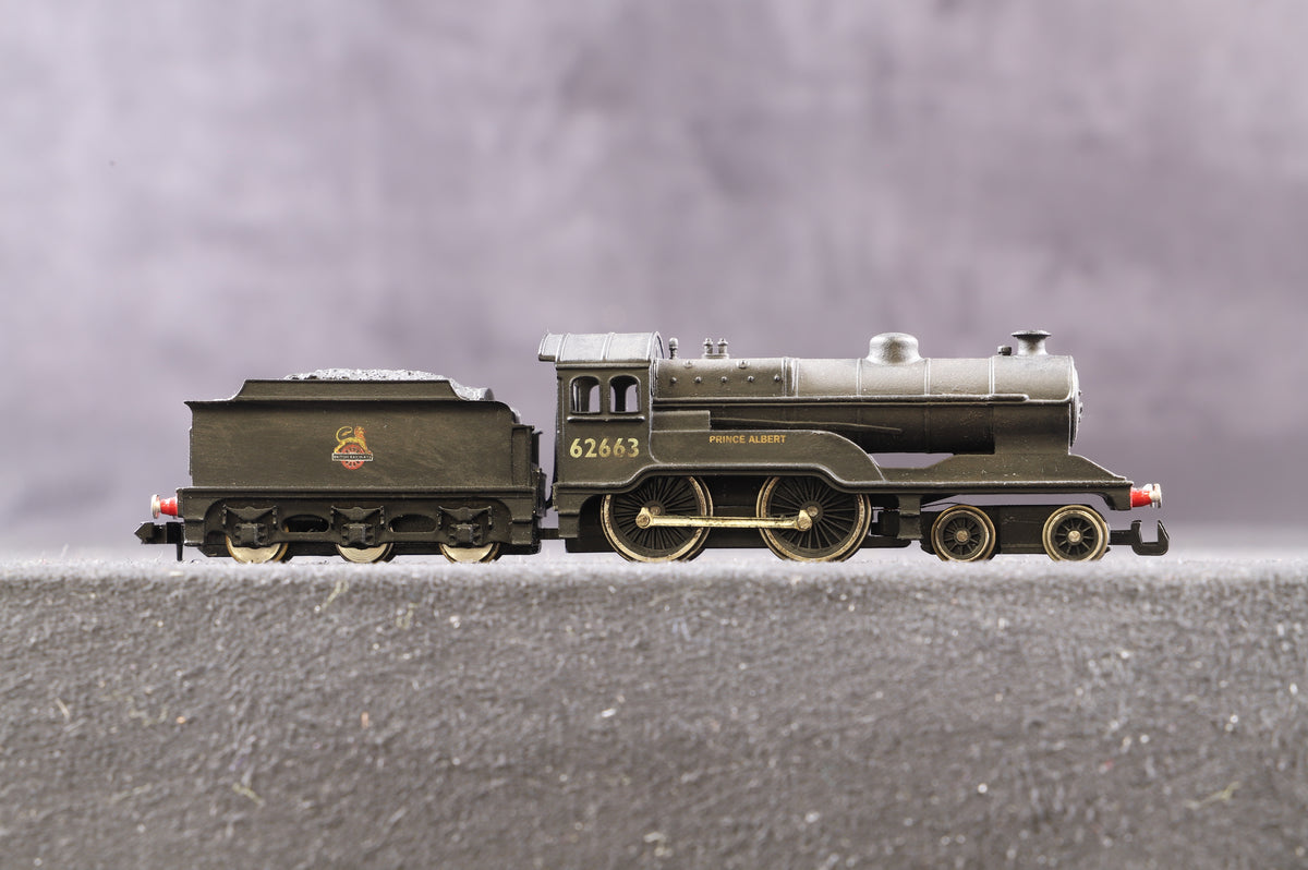 Union Mills Models N Class D11 &#39;Director&#39; &#39;62663&#39; &#39;Prince Albert&#39; BR Plain Black E/C, Weathered