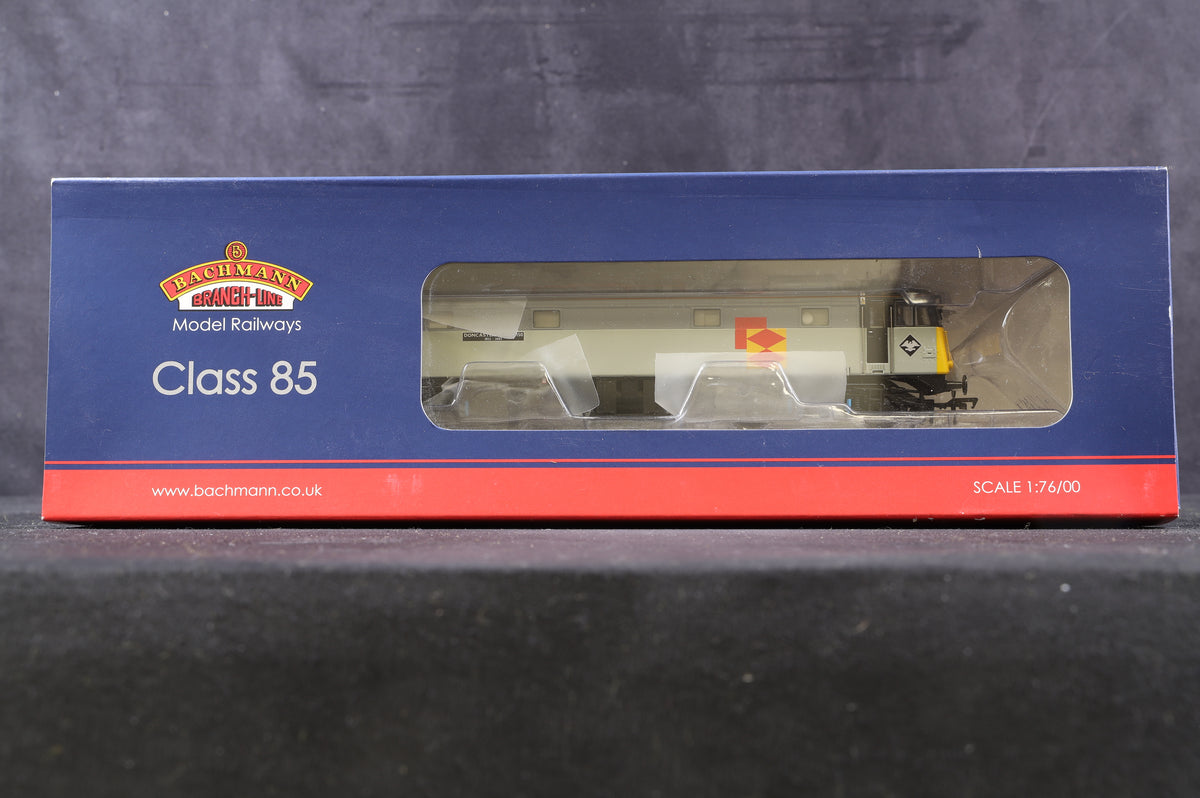 Bachmann OO 31-676K Class 85 Bo-Bo 85101 &#39;Doncaster Plant 150&#39; in Railfreight triple grey - limited edition 315 of 504