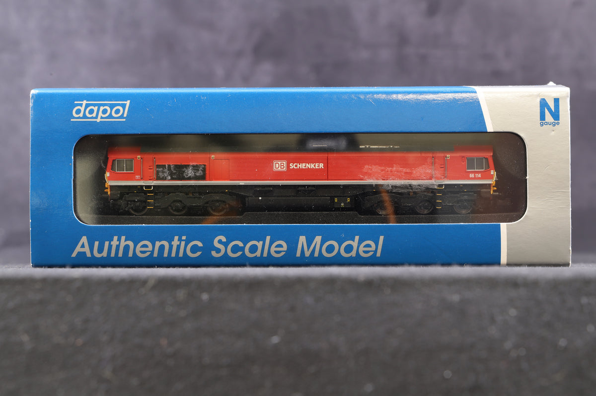 Dapol N 2D-007-008 Class 66 &#39;66114&#39; DB Schenker