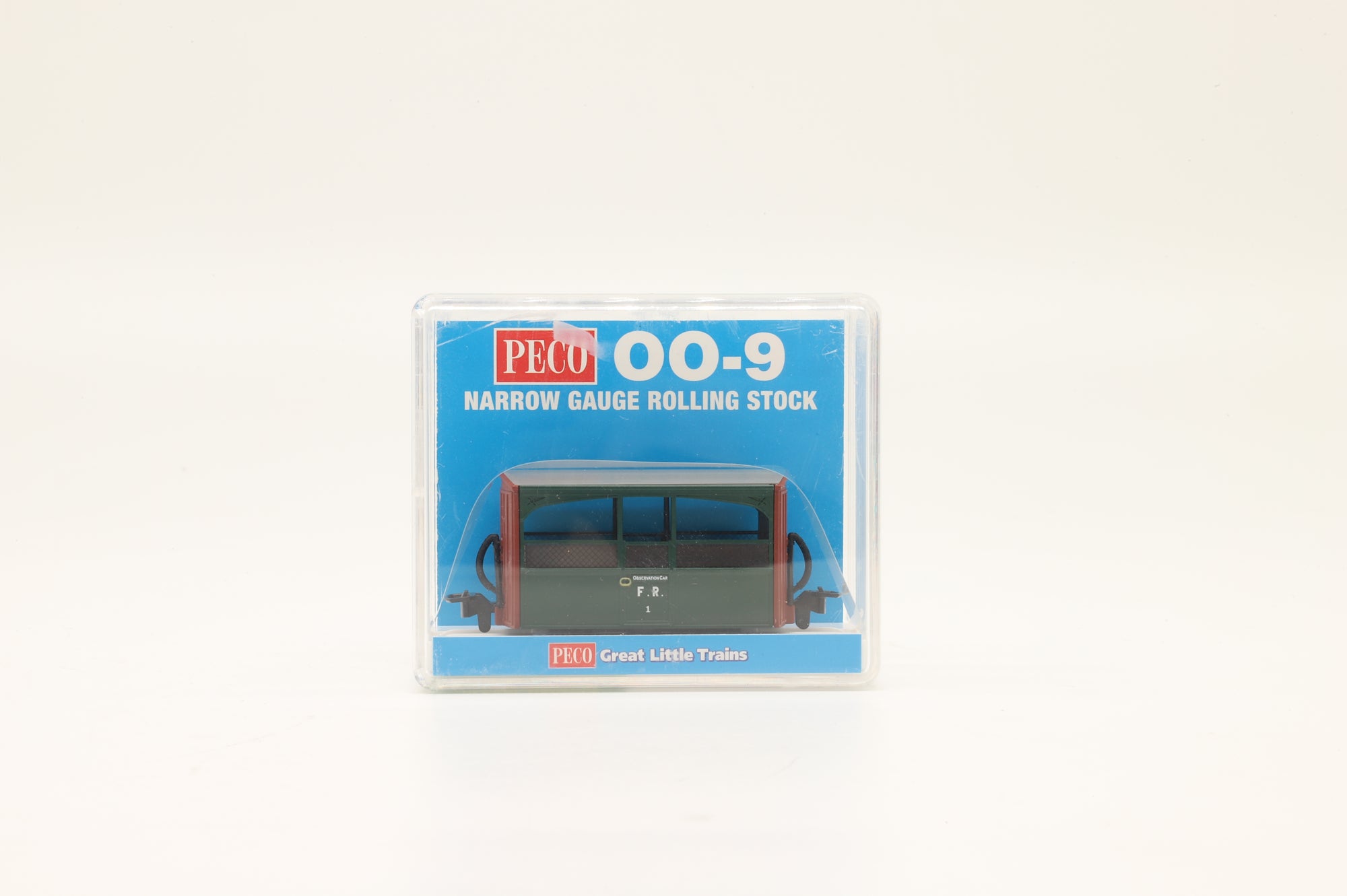 Peco OO9 Rake Of 4 Ffestiniog Railways Coaches Inc. GR-562x3 & GR-557A