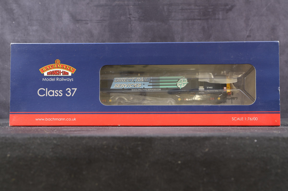 Bachmann OO 32-381M Class 37/4 37402 in Direct Rail Services (DRS) compass blue