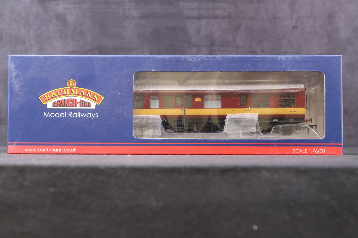 Bachmann OO 39-778 ex-LMS 50&#39; inspection saloon DM45029 in EWS maroon and gold