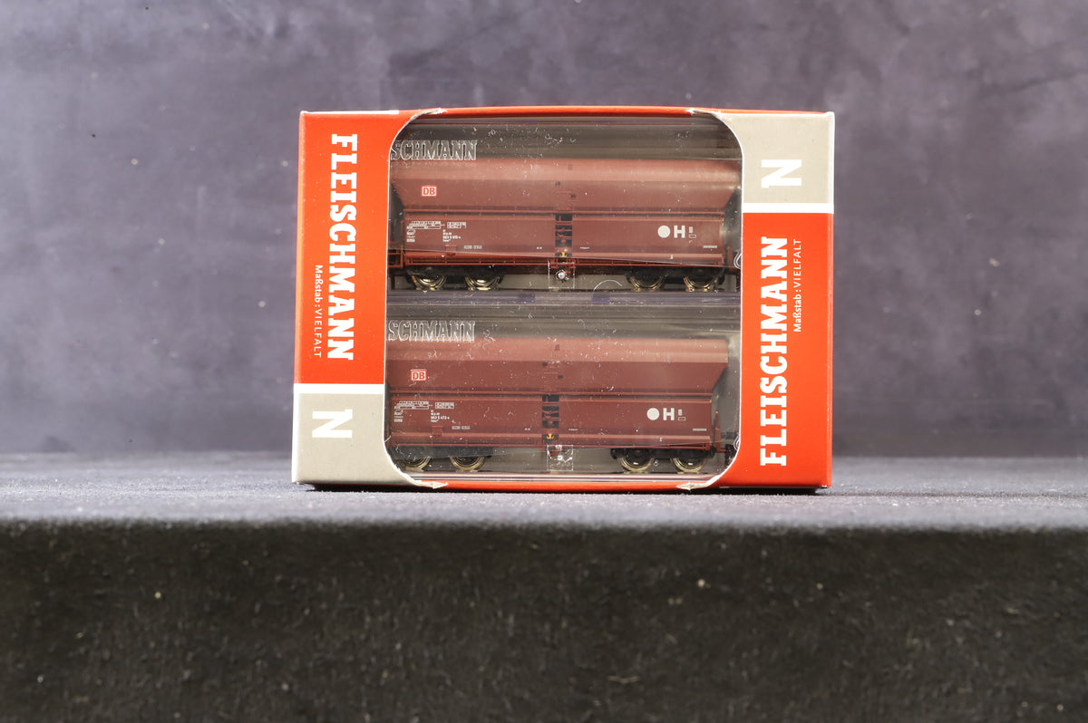 Fleischmann N 852417 Pack Of 2 DB Brown Wagons