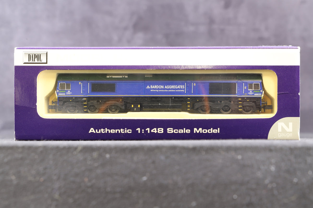 Dapol N ND-068 Class 66 &#39;66623&#39; Bardon Aggregates