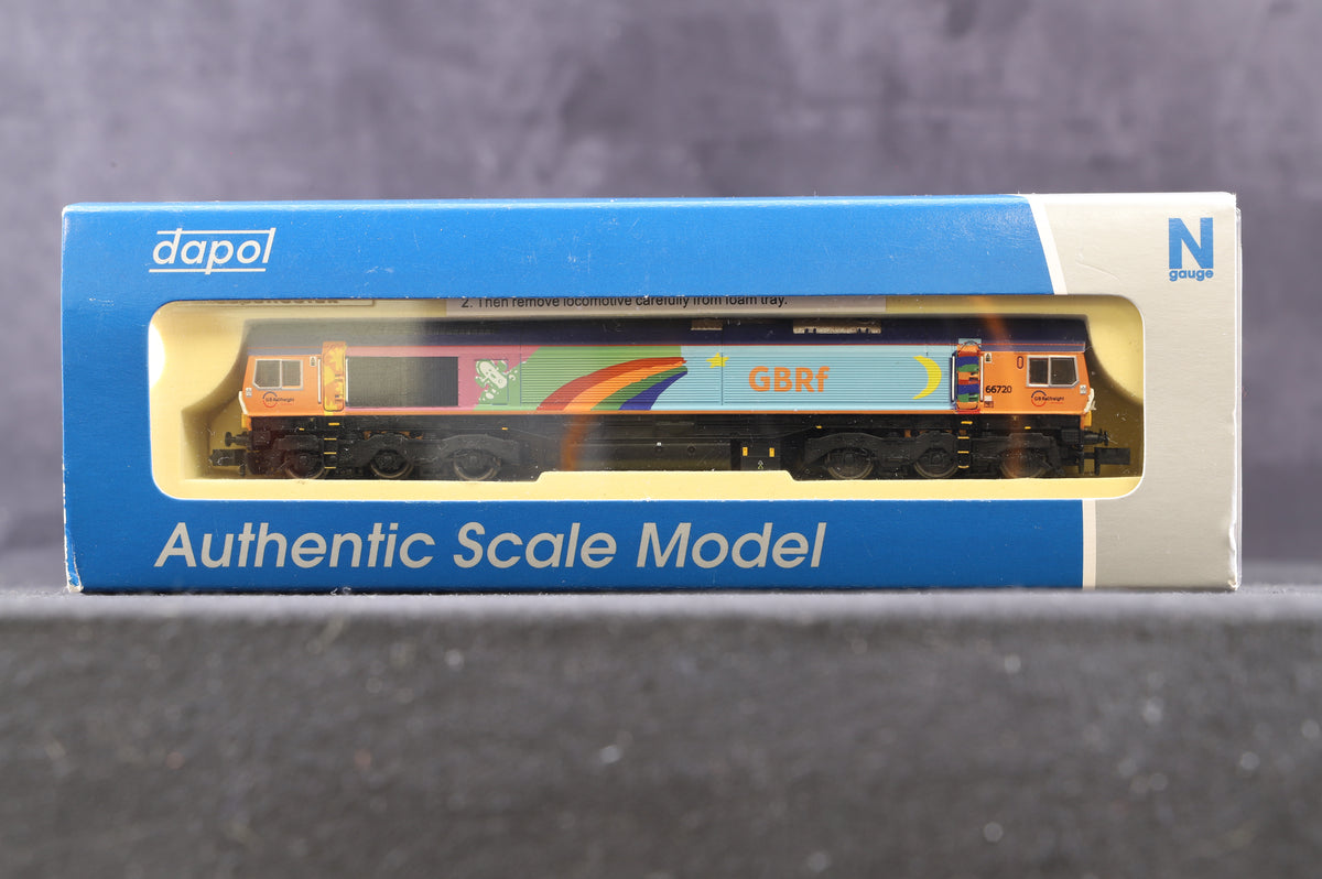 Dapol N ND201E Class 66 &#39;66720&#39; Children&#39;s Graphic GBRf